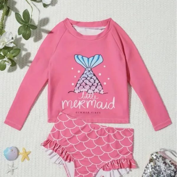 Set de traje de baño con escamas