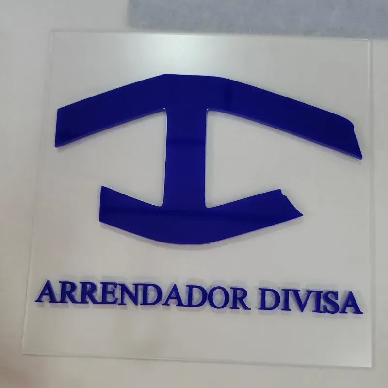 Señalética  de acrílico