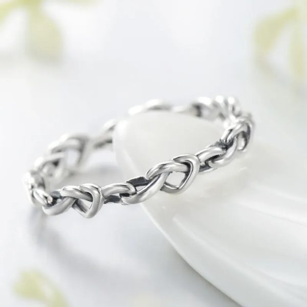 Anillo Pandora Nudo Corazón