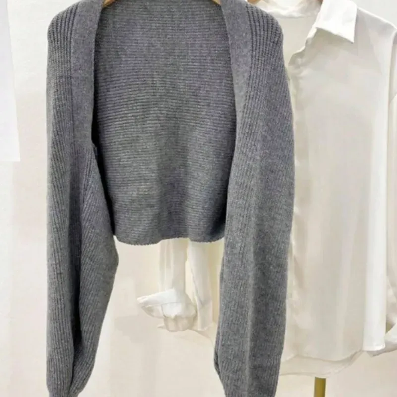 Cárdigan de mujer con mangas  de murciélago, de un solo color