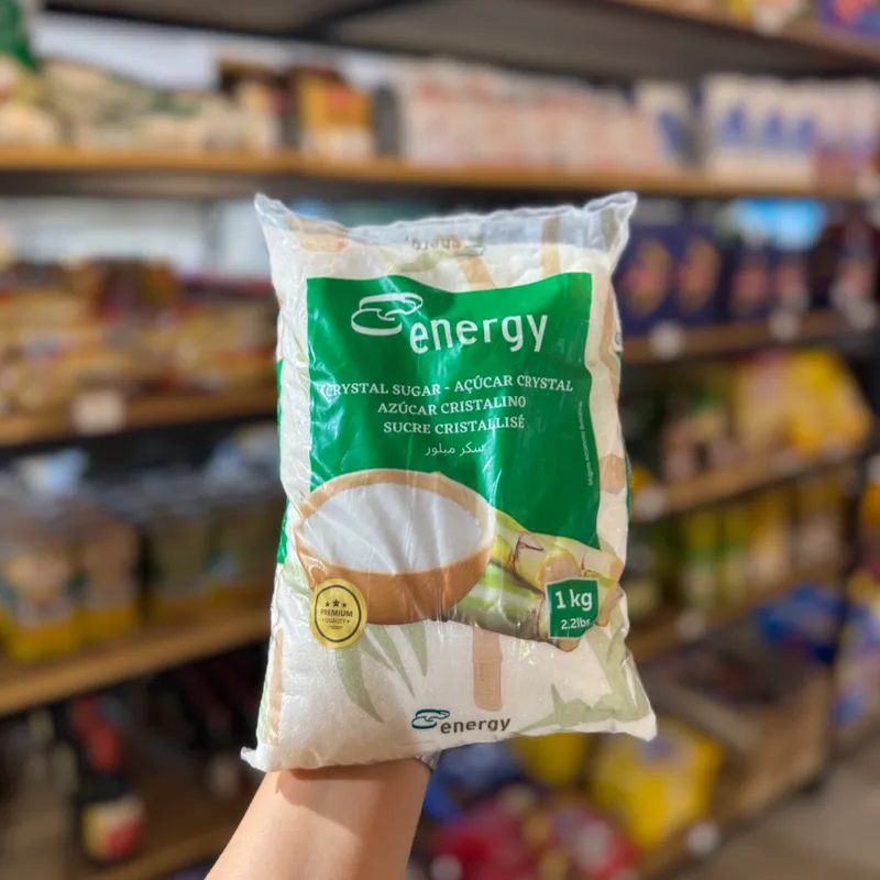 Paquete de azúcar blanca ENERGY