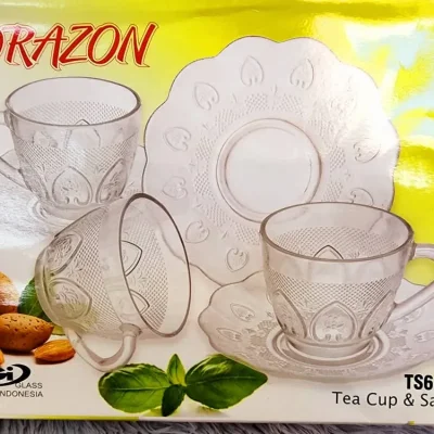 Juego de tasas de café con leche