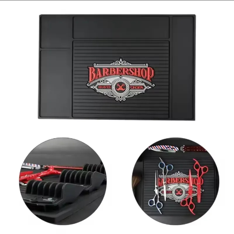 Tapiz anti deslizante para estación de barbería