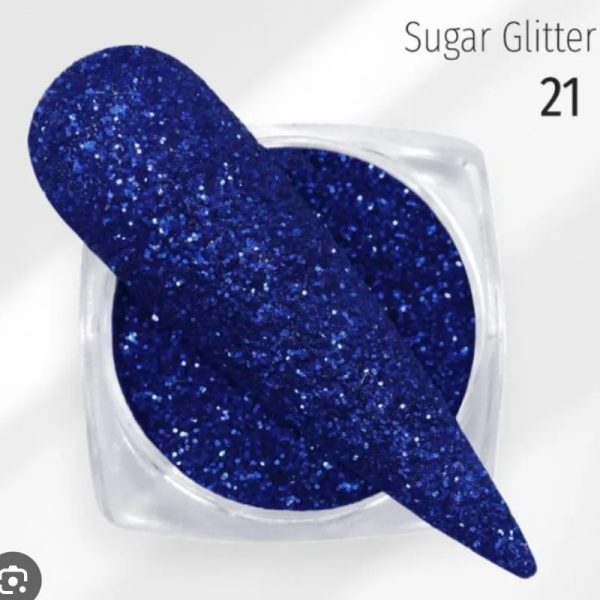 Azúcar azul oscuro