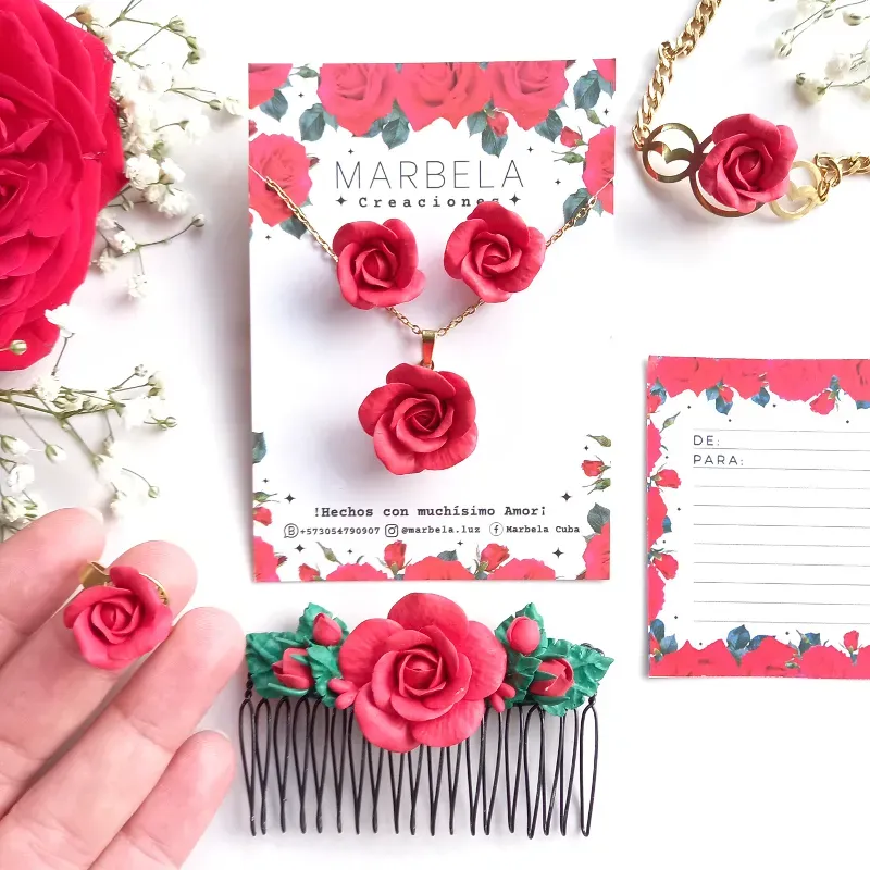 ✨Kit de MARBELA (Rosas Rojas)✨