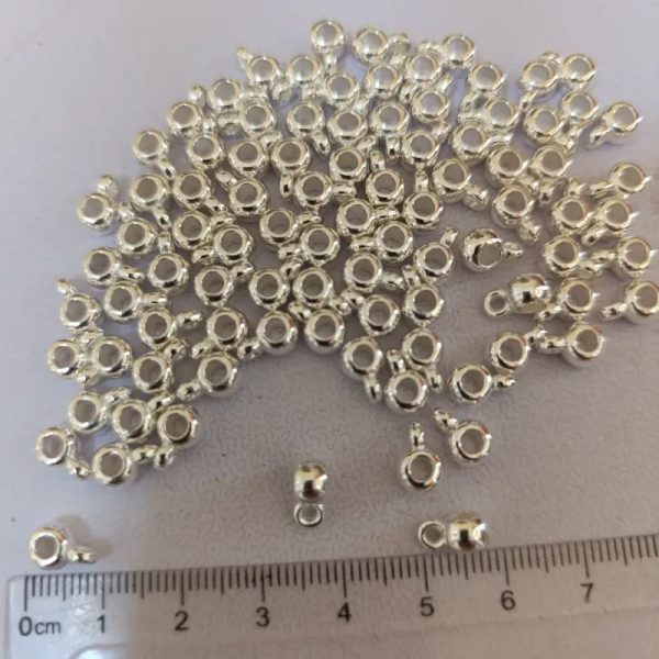 Portadijes de 6mm plateado