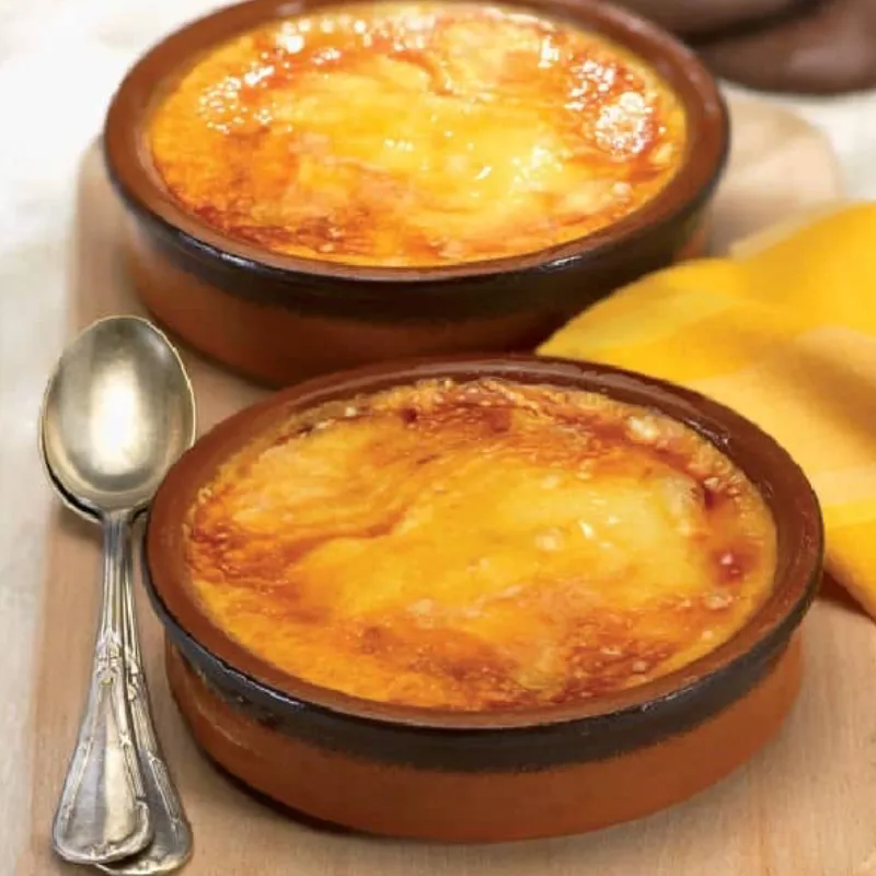 Helado de crema catalana