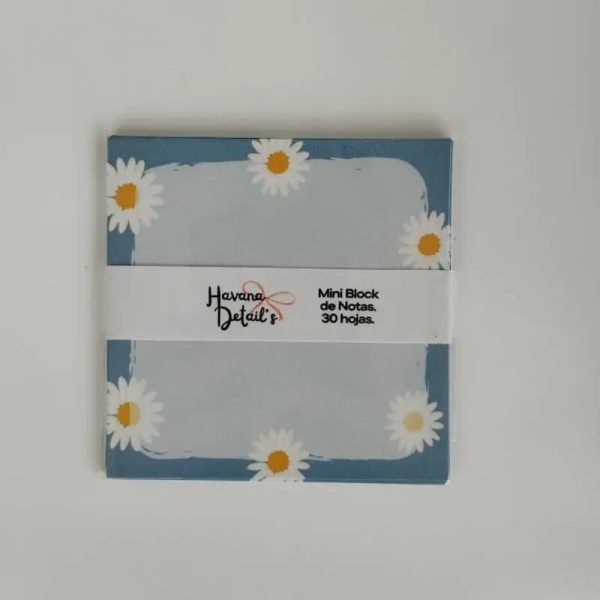 MINI BLOCK DE NOTAS MARGARITAS