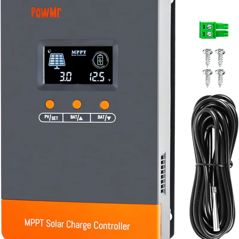 Controlador de carga solar MPPT de 100  amperes