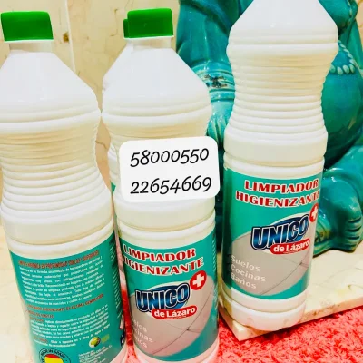 Limpiador higienizante , SUELOS , cocinas y baños 1.5 lt