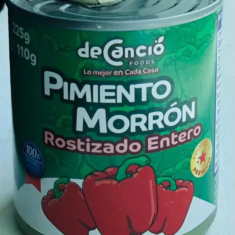 Pimiento Morron Rostizado Entero