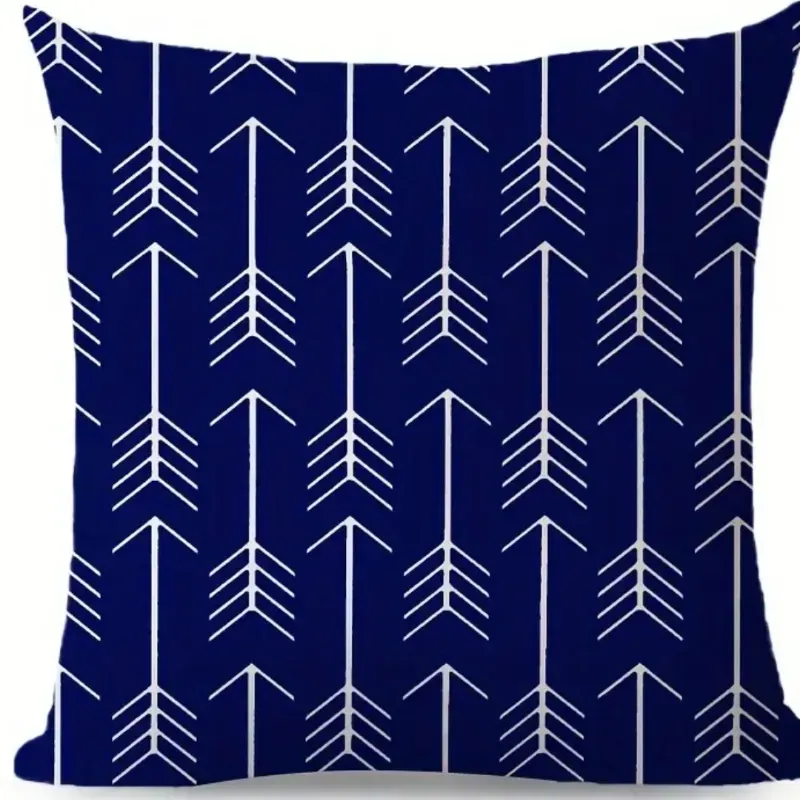 Cojín Azul Flechas