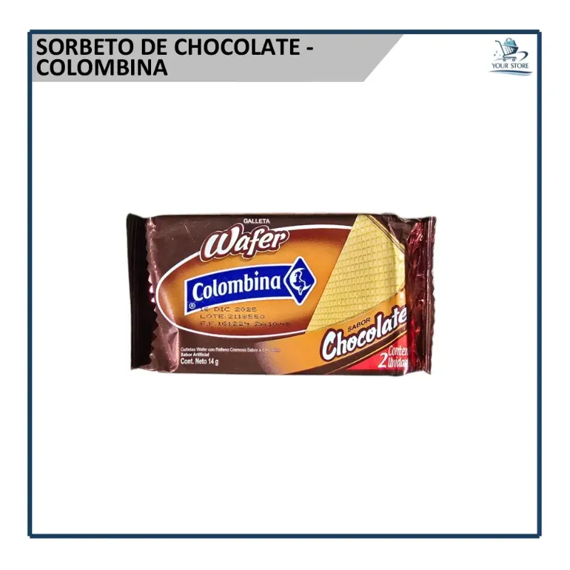 Sorbetos de Chocolate - Colombina (14g)