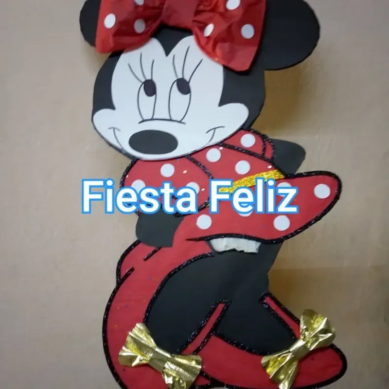 Piñata cuerpo de Minnie Mouse