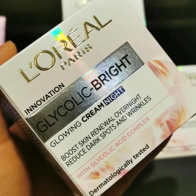 ✨Crema de noche de ácido glicólico antiedad y anti manchas de L’ORÉAL PARIS✨
