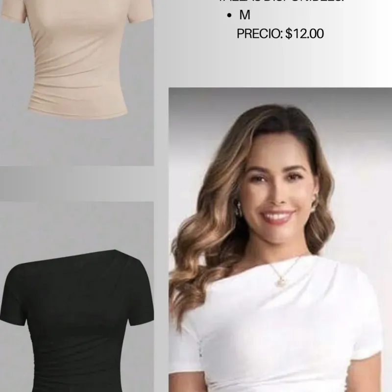 Blusa de Hombro caido