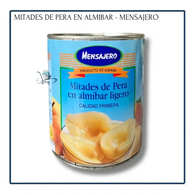 Peras en Almíbar - Mensajero (820g)