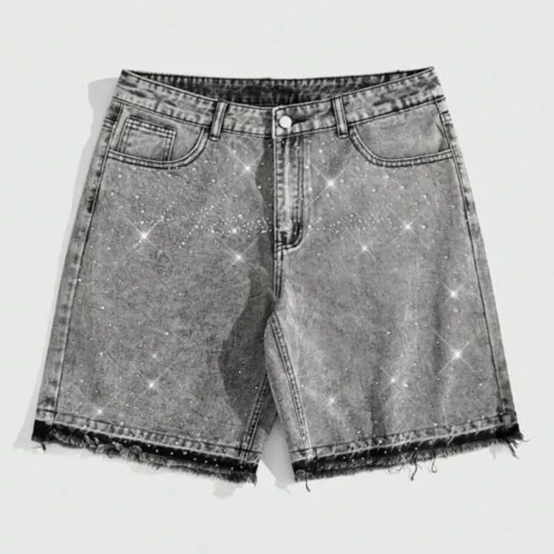 Shorts Mezclilla de brillo
