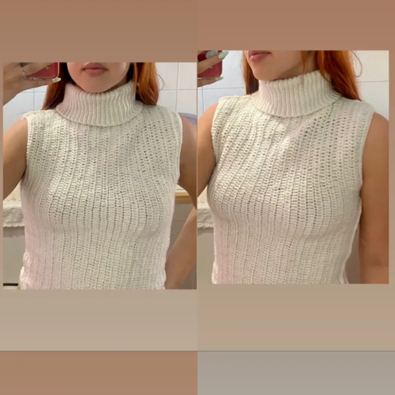 Top largo con cuello