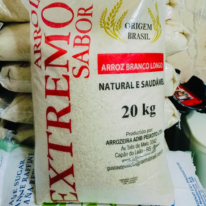 Saco de arroz importado BRASILEÑO 20kg