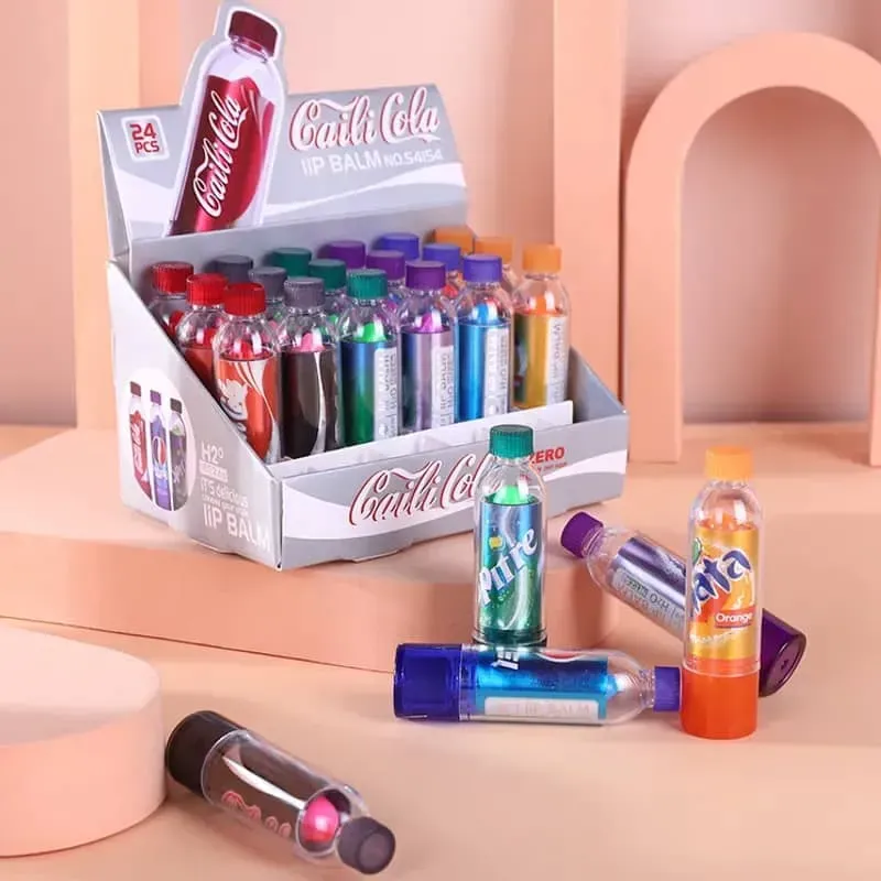 Bálsamo labial en barra de botella 