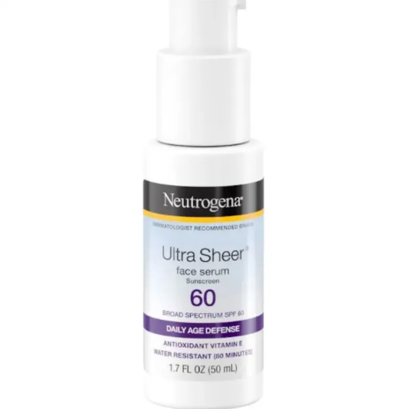 Ultra Sheer® Oil-Free Face Serum With Vitamin E SPF 60+