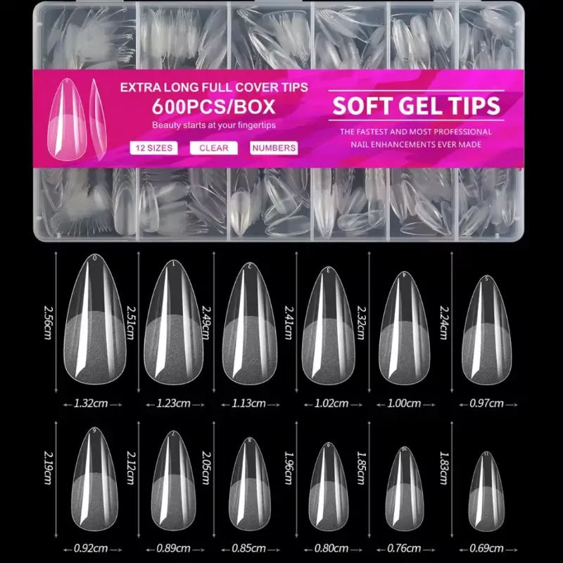 UÑAS SOFT GEL ALMOND (600)