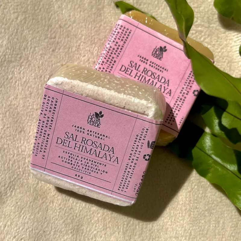 Jabón Mini de Sal Rosada 