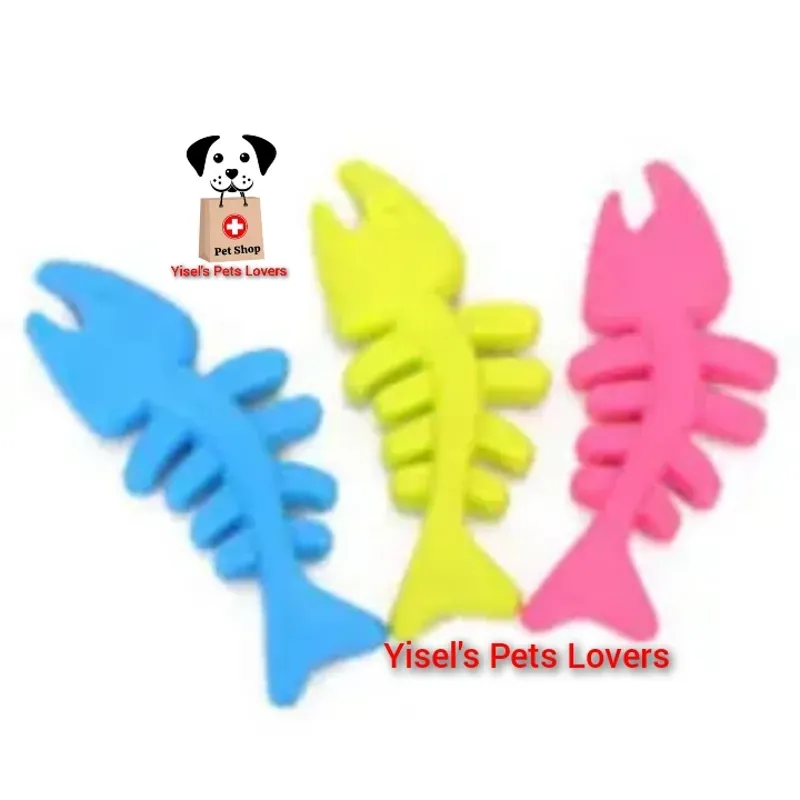 Juguetes para mascotas en forma de pescado