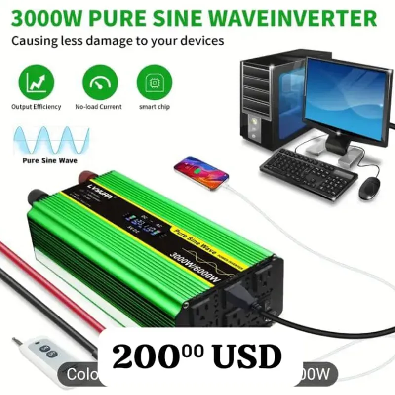 Convertidor de Onda Pura 3000W