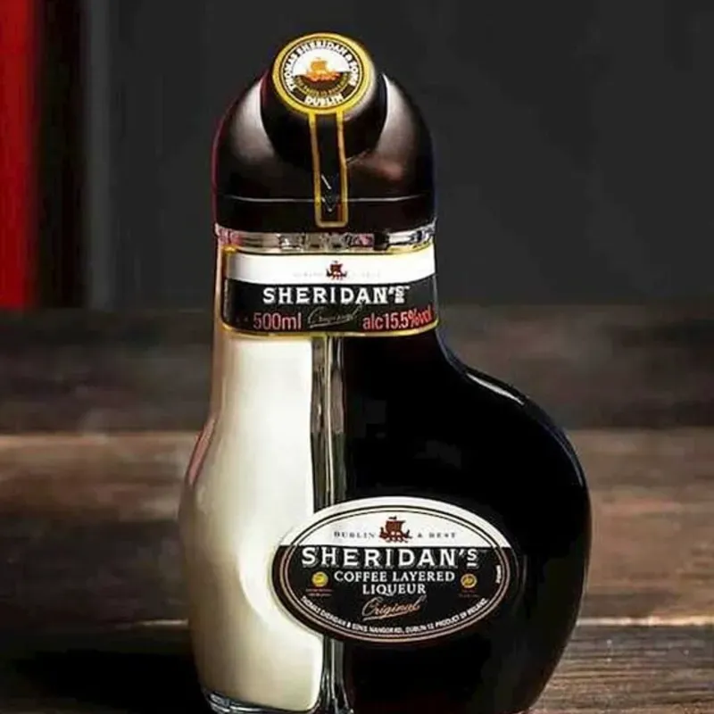 LICOR SHERIDANS COFFEE LAYERED 1LTS ORIGINAL