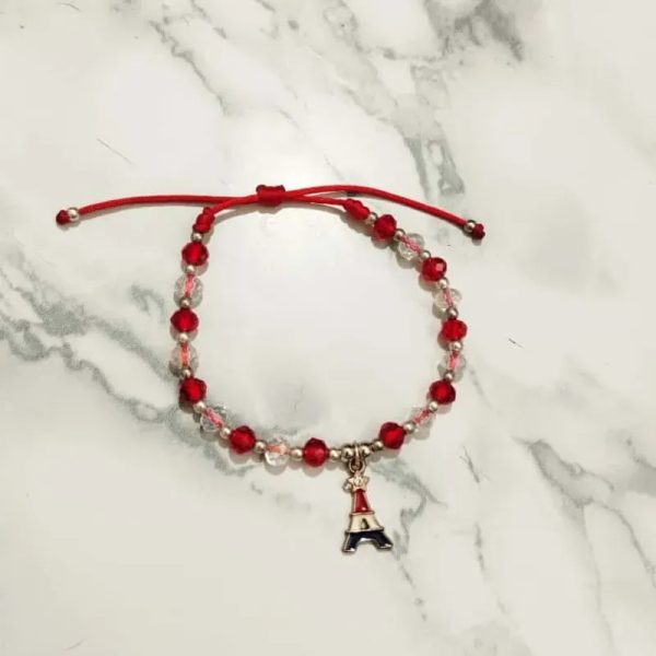 PULSERA SHAROWSKI ROJO
