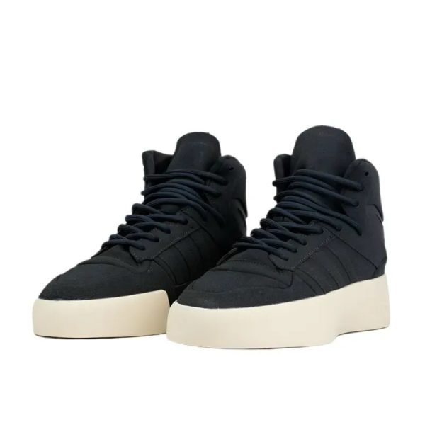 Adidas Negras y Blancas Altas