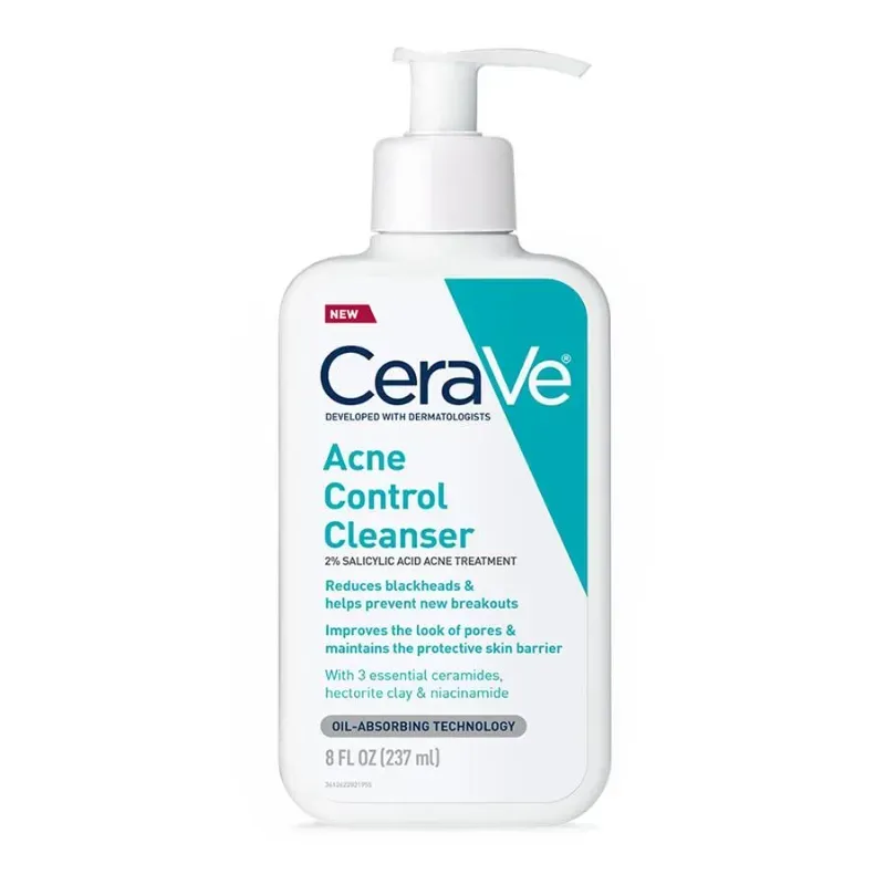 Limpiador Facial para control de acné CeraVe