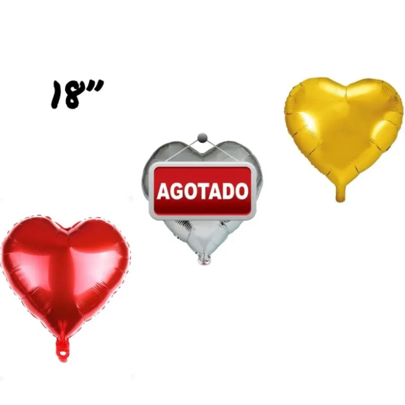 Globos de corazón