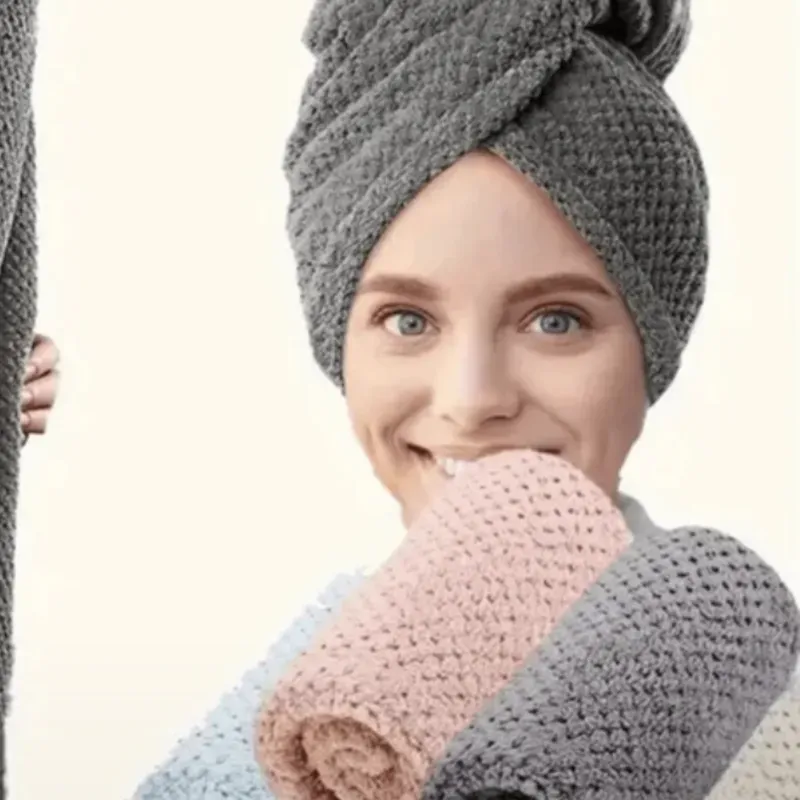 Toalla para el cabello, de microfibra