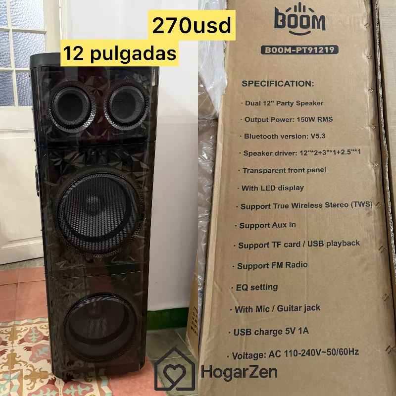 Bocina BOOM 12 pulgadas