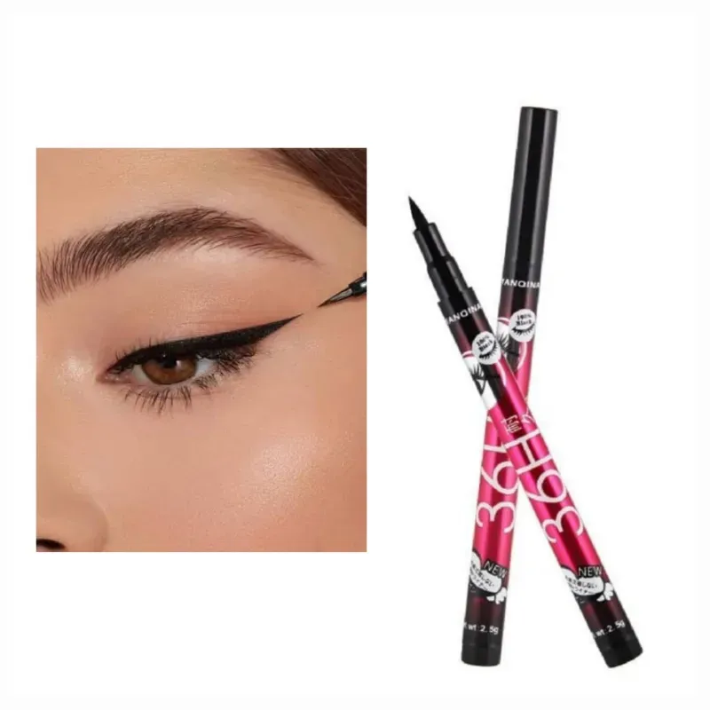 Delineador negro de plumón