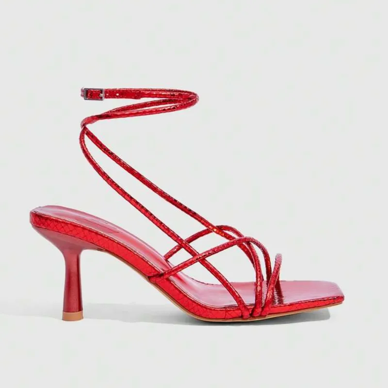 Sandalias efecto agrietado