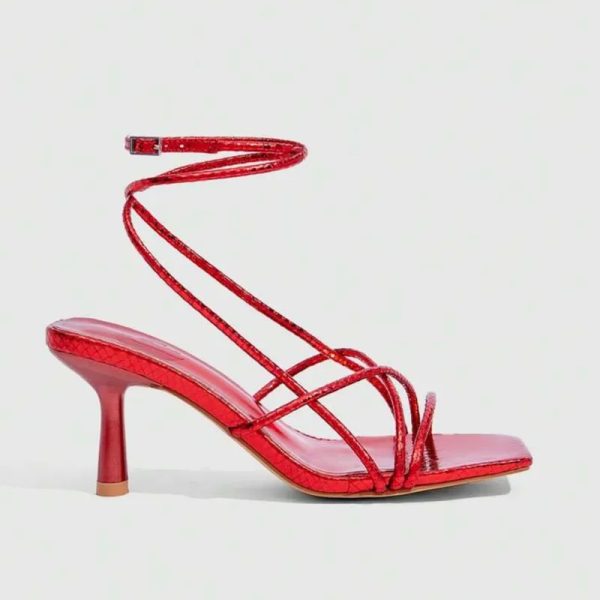 Sandalias efecto agrietado