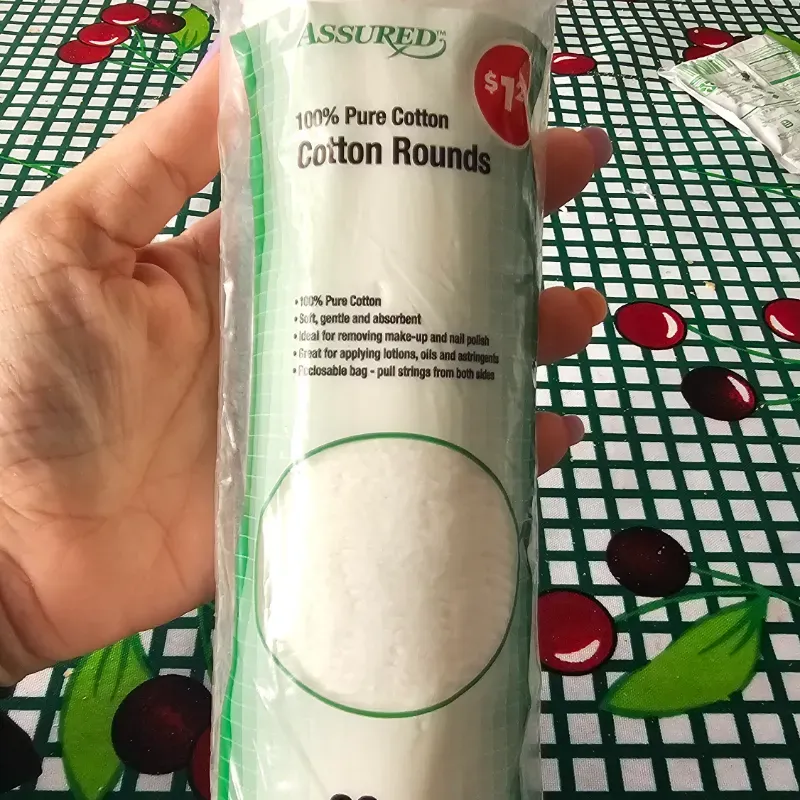 Bolsa de 80 discos de Algodón