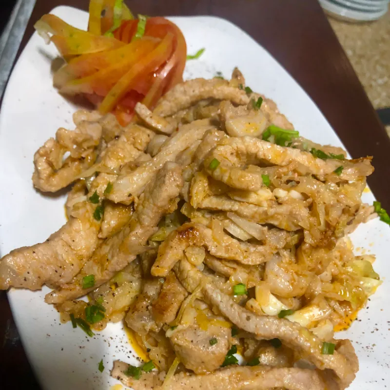 Fajitas de cerdo