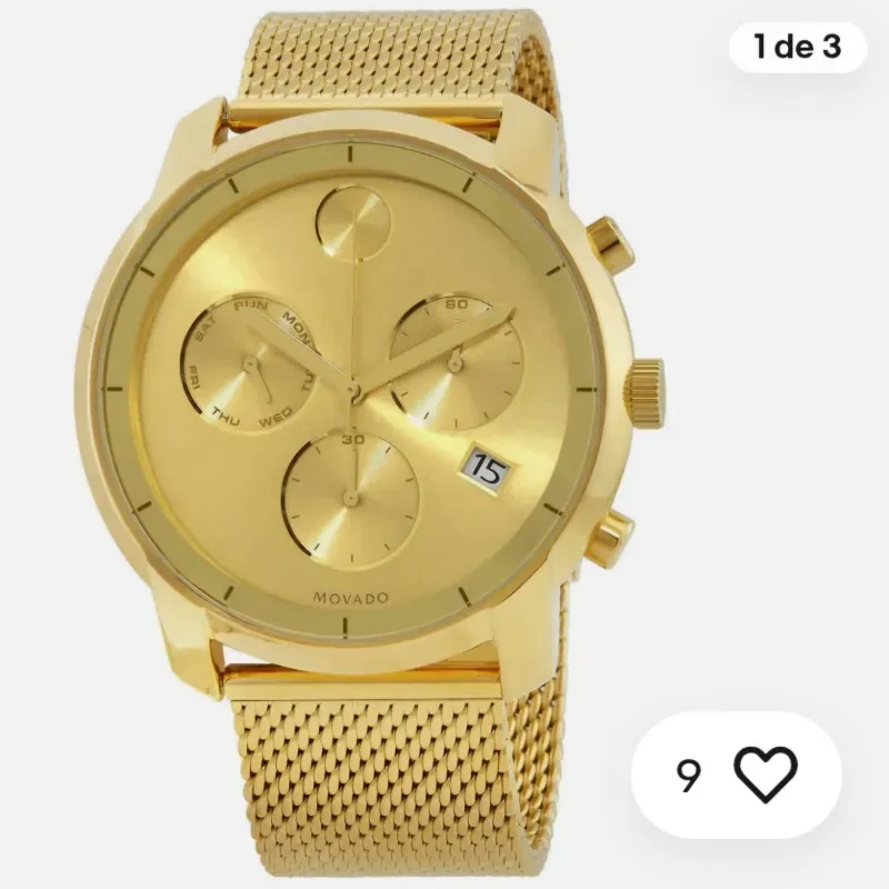 Reloj Movado Bold 43 mm gold