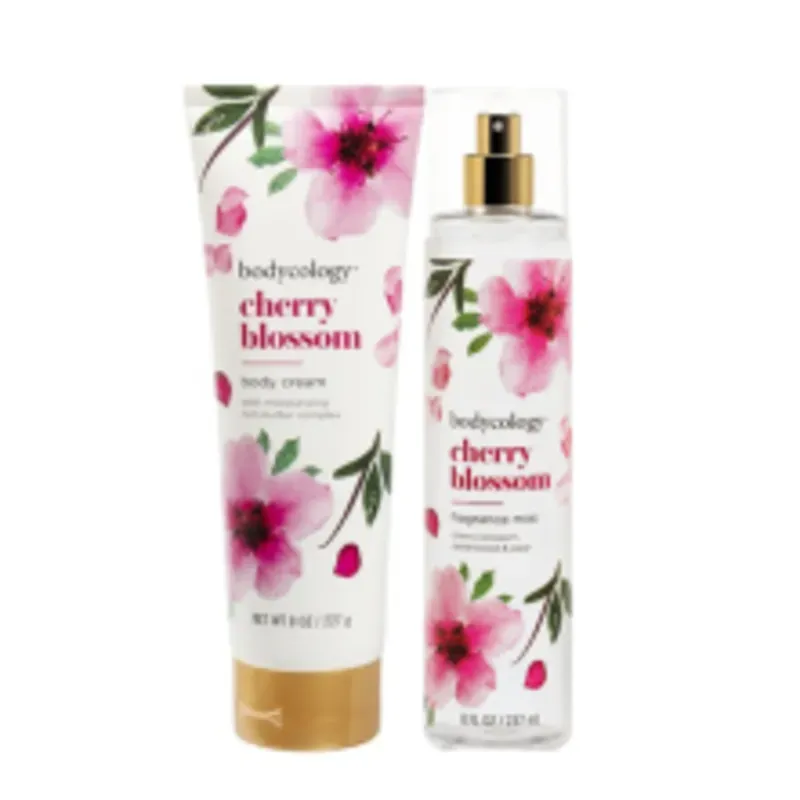 Set de crema y colinia flor de cerezo