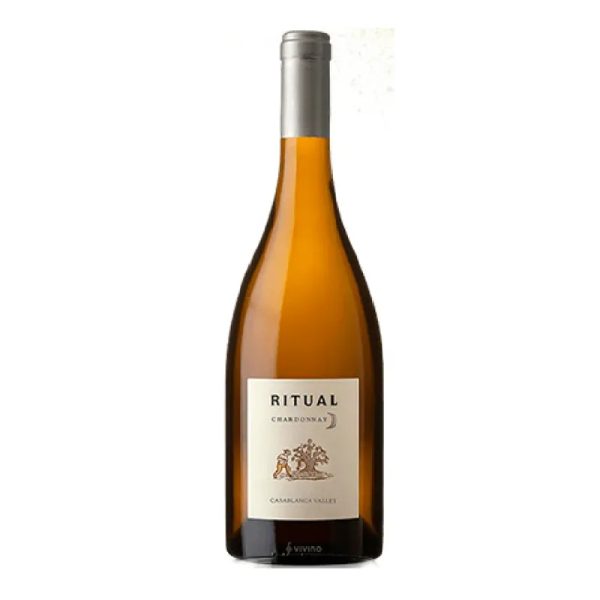 Vino Blanco Chardonnay (Valle Casablanca) RITUAL 750ml/6 Caja