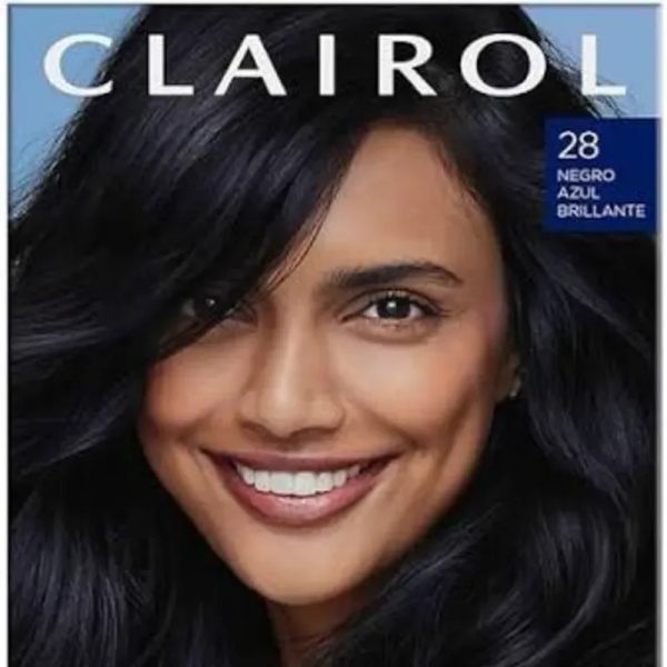 Tinte de cabello  Negro azulado  brillante