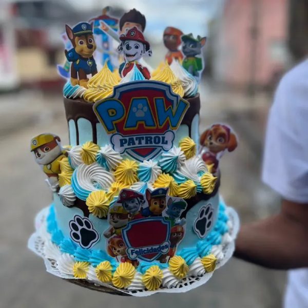 Cake con la temática de Paw Patrol