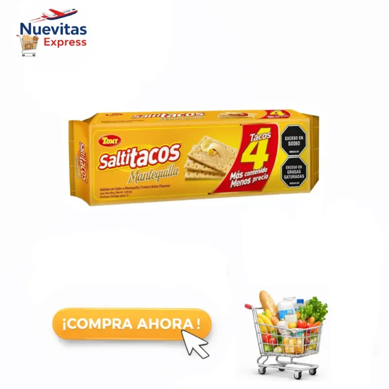 Galleta de Soda-Saltitacos 4 tacos (Mantequilla)