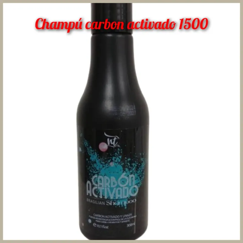 Champú carbón activador
