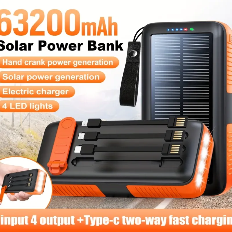 Cargador solar 63200mAh
